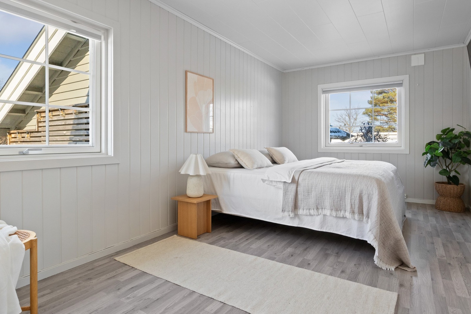 Boligen har fire romslige og innbydende soverom. Galleribilde