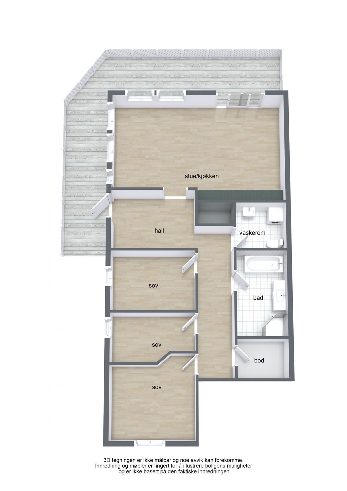 Plantegning Galleribilde