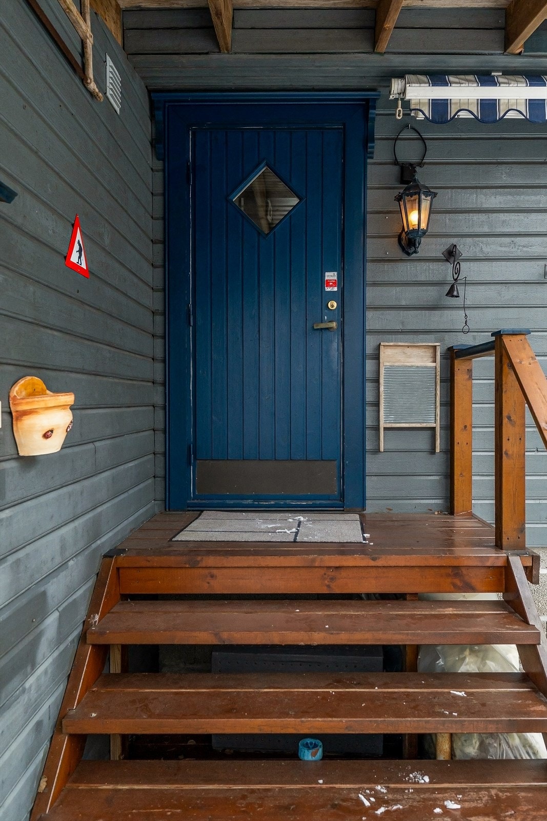 Overbygget inngangsparti Galleribilde