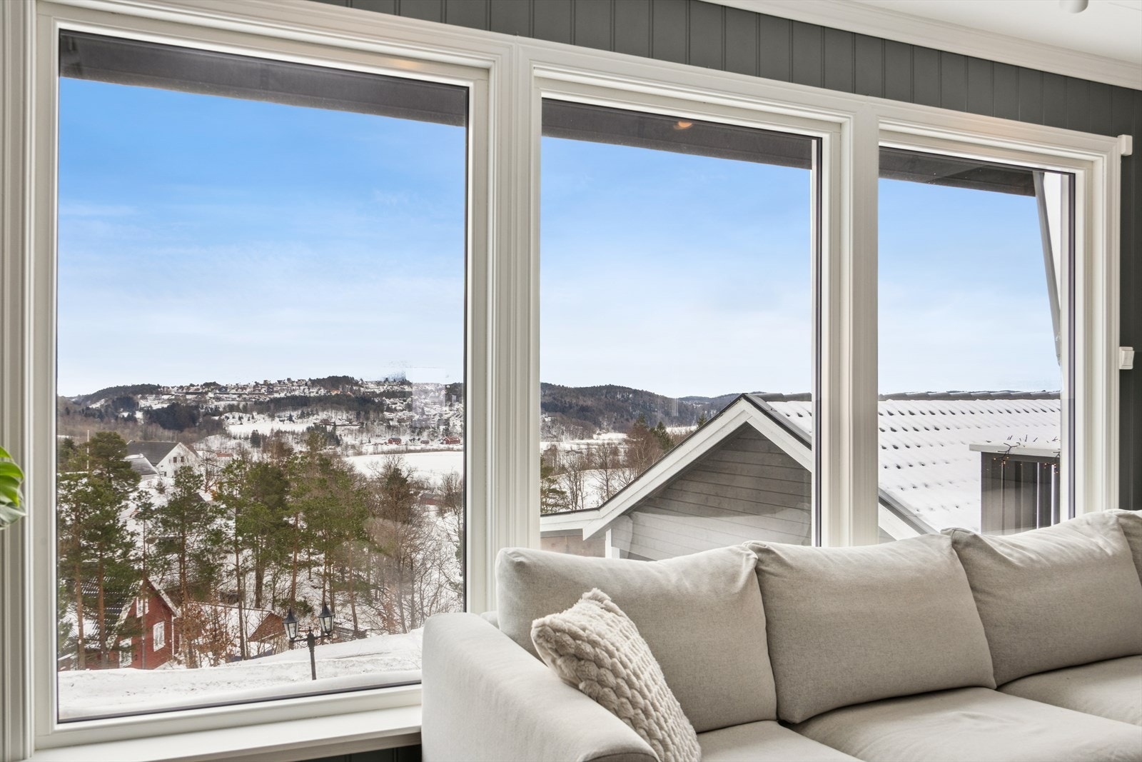 Flott utsikt fra stuen! Galleribilde