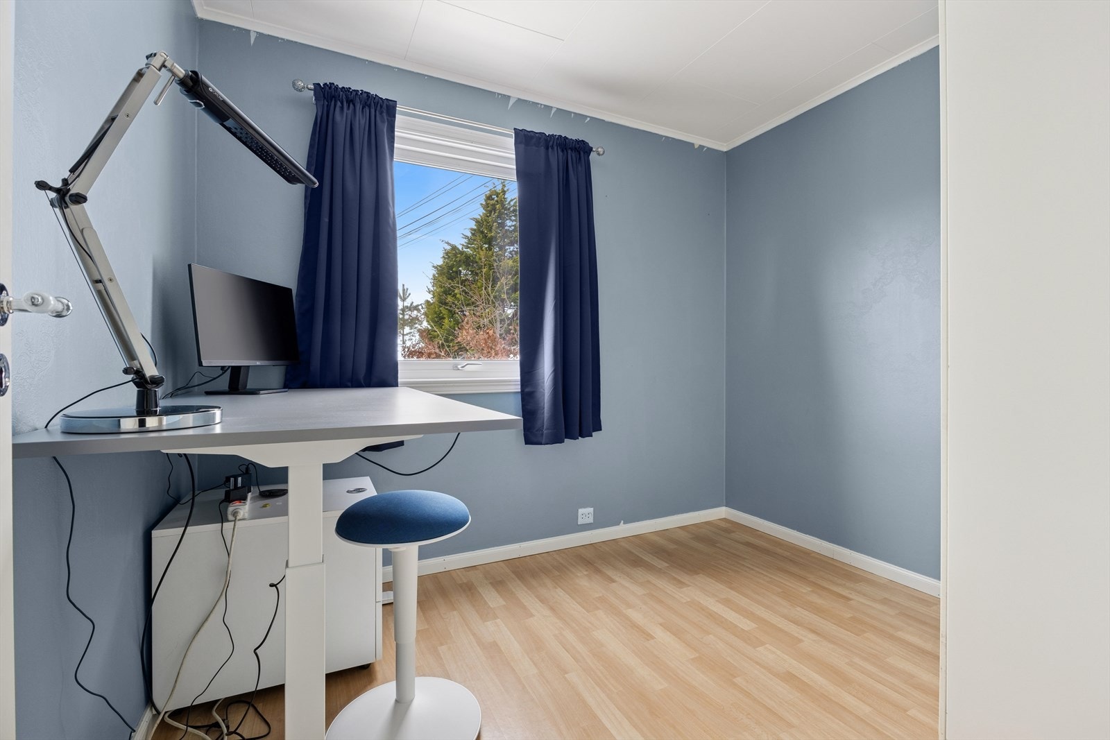 Soverom 3 egner seg godt som kontor eller gjesterom. Galleribilde