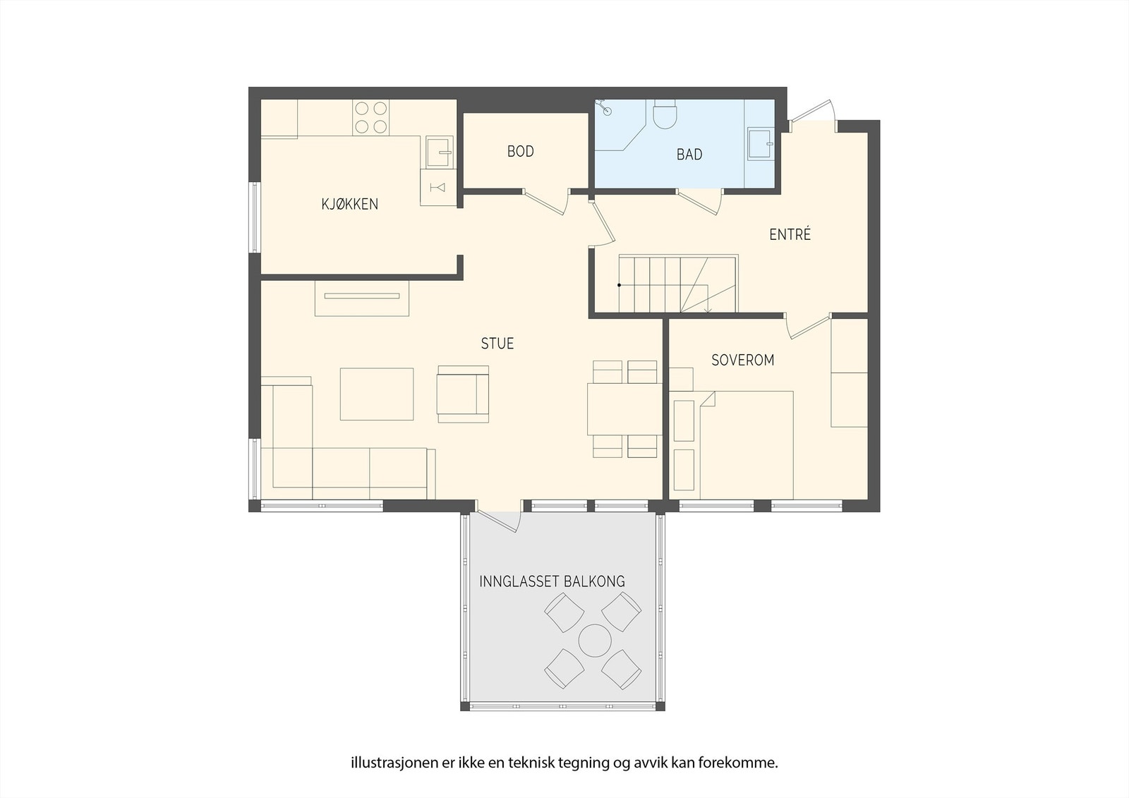 Plantegning Galleribilde