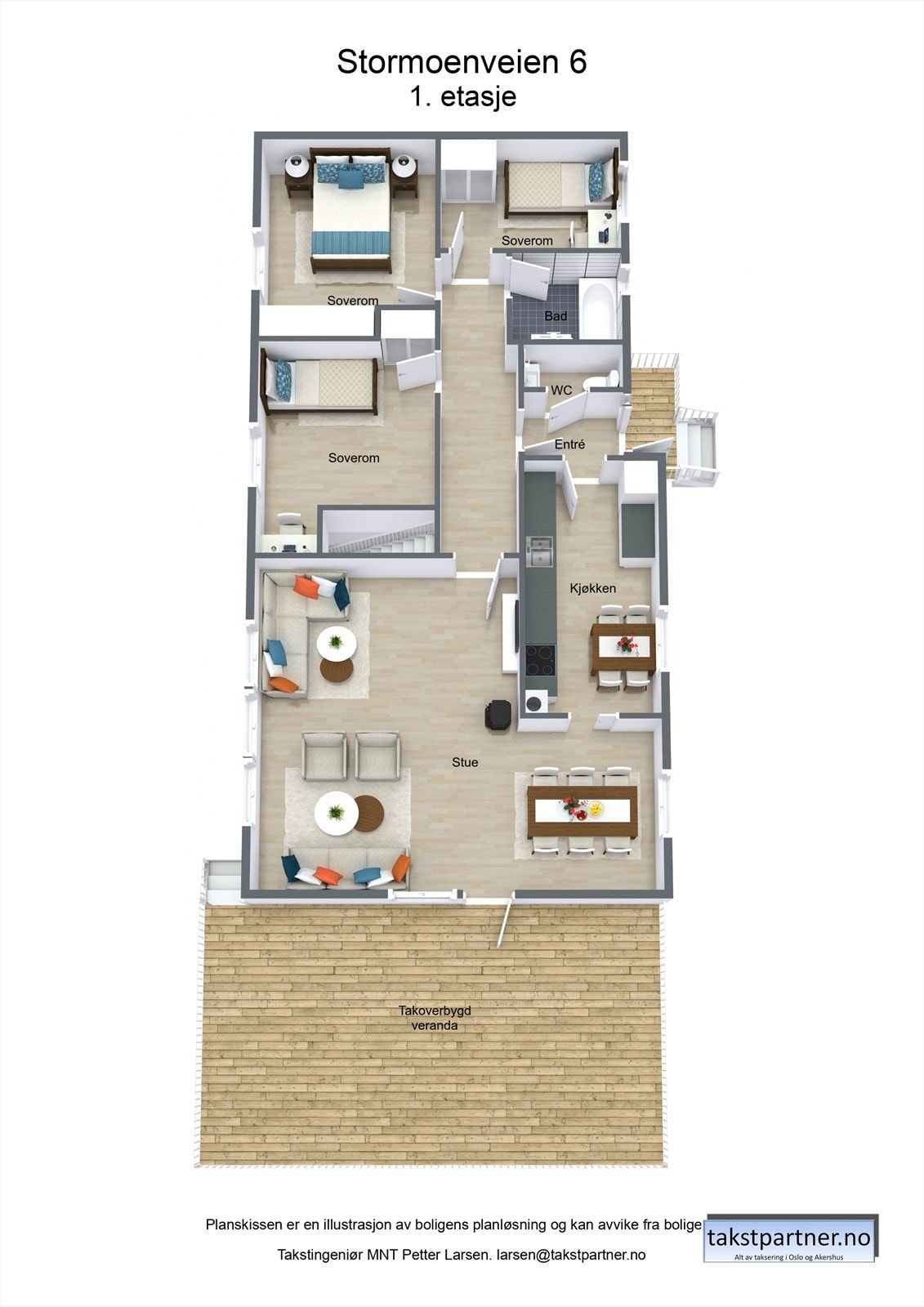 Plantegning 1. etasje Galleribilde