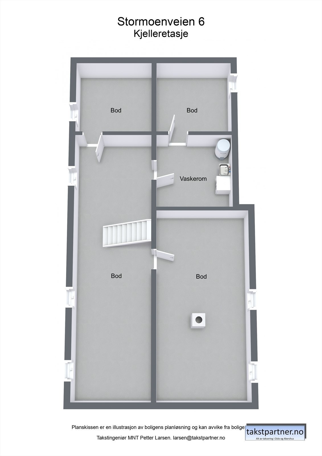 Planløsning kjeller Galleribilde