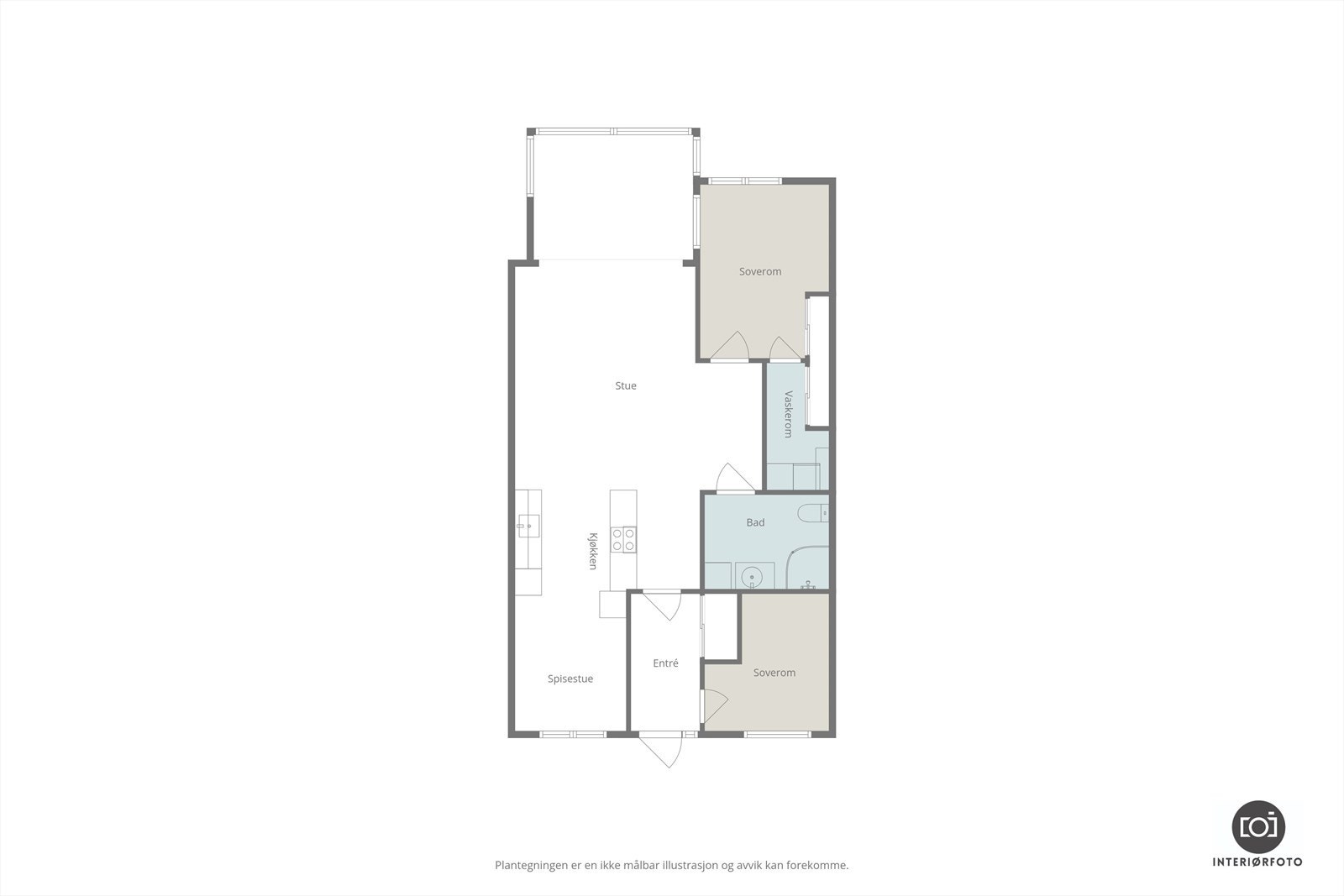 Plantegning Galleribilde