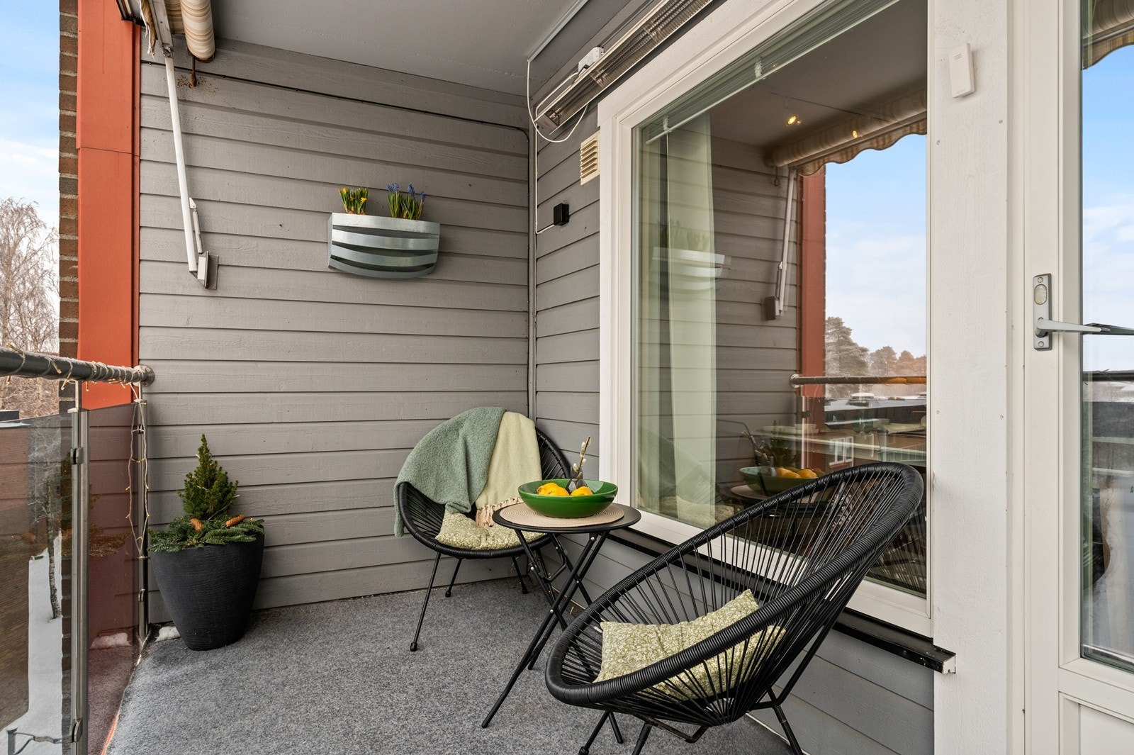 Her kan man nyte en usjenert tilværelse i øverste etasje. Galleribilde