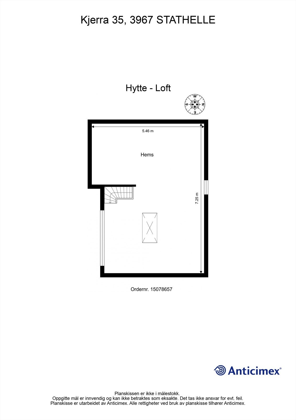 Plantegning hems Galleribilde