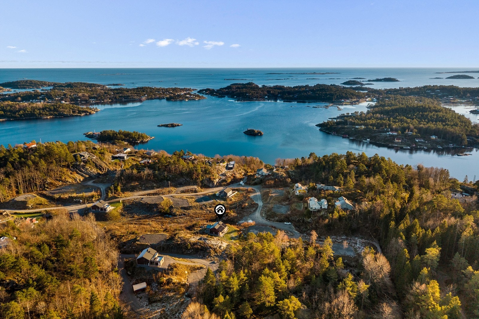 Skjærgården i området er variert og vakker. Galleribilde