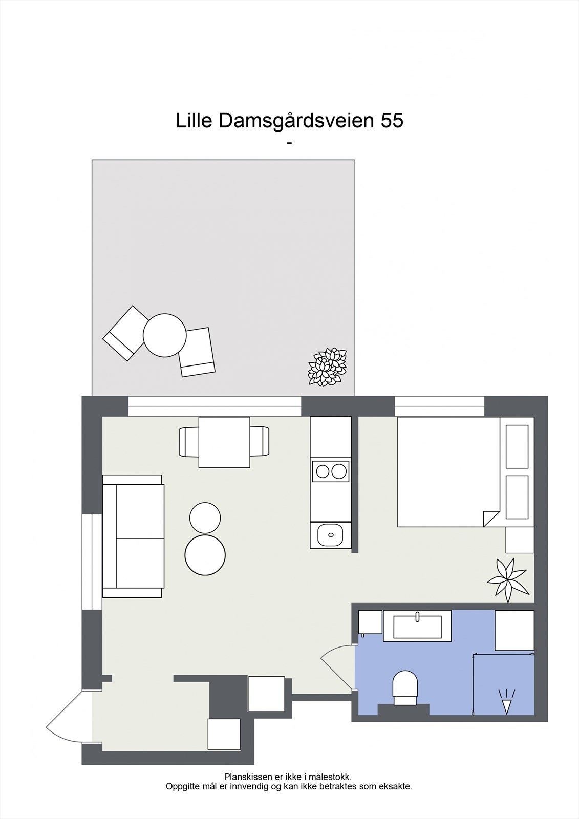 Leiligheten har en optimal planløsning - alt er gjennomtenkt og godt utnyttet. Galleribilde