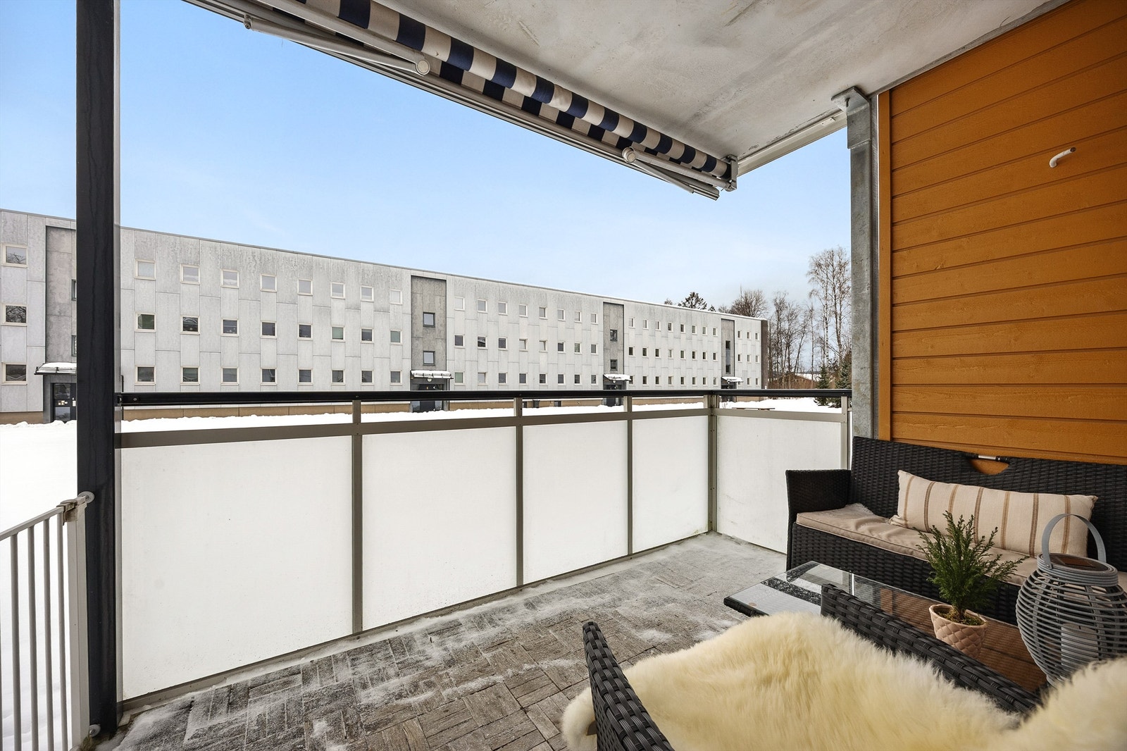 Vestvendt balkong på ca 6 kvm. Galleribilde