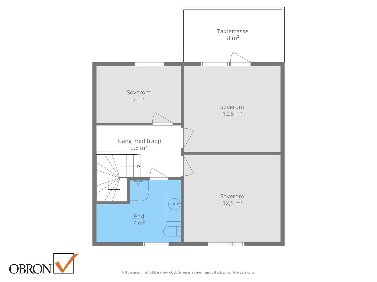 Plantegning 2.etasje. Galleribilde