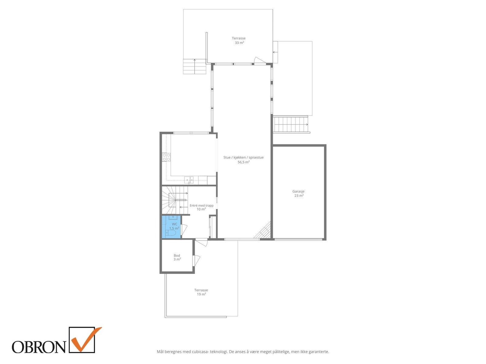Plantegning 1.etasje. Galleribilde