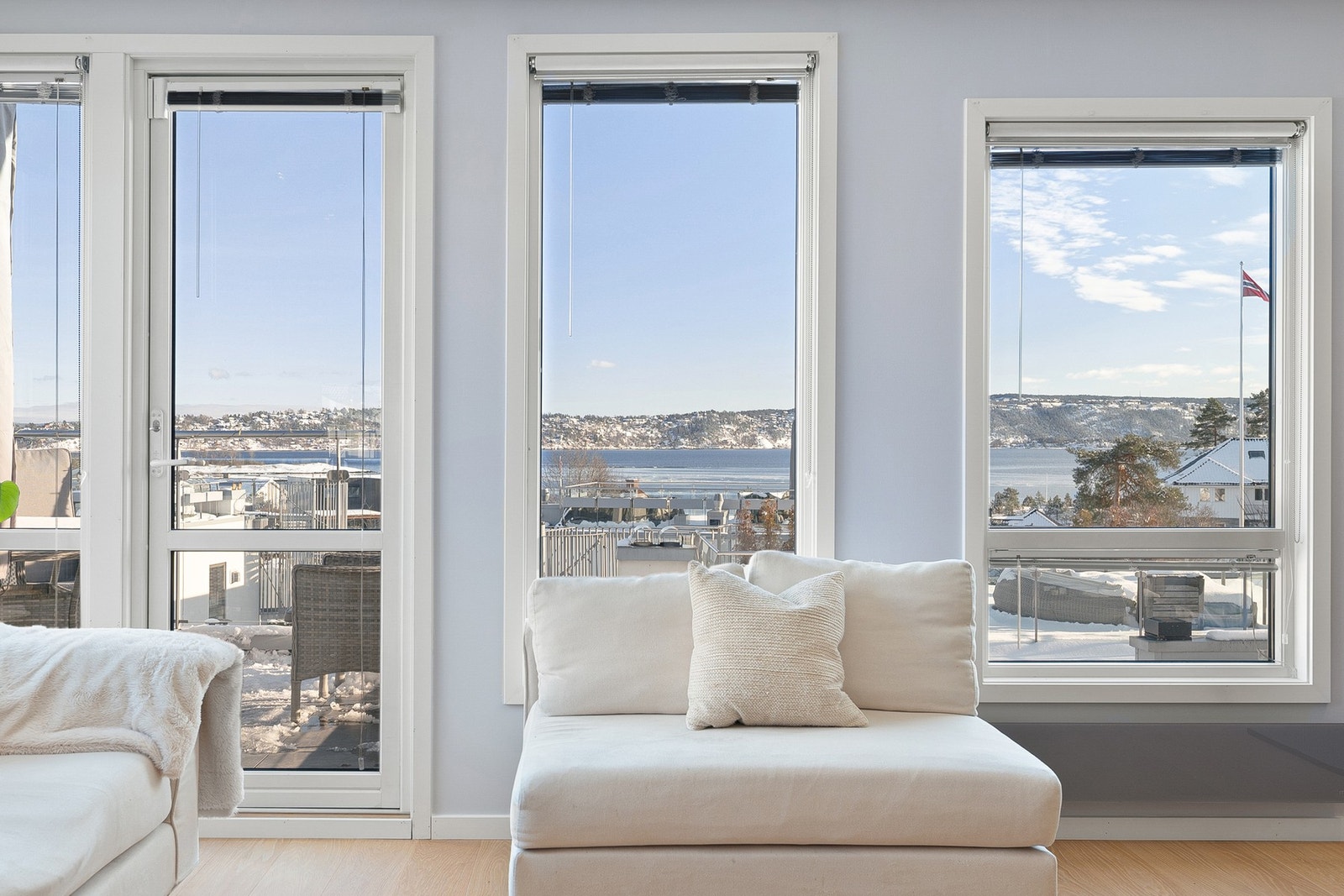 Her kan du nyte innseilingen til Oslo, og alt fra cruiseskip til onsdagsregatta, direkte fra sofakroken. Galleribilde