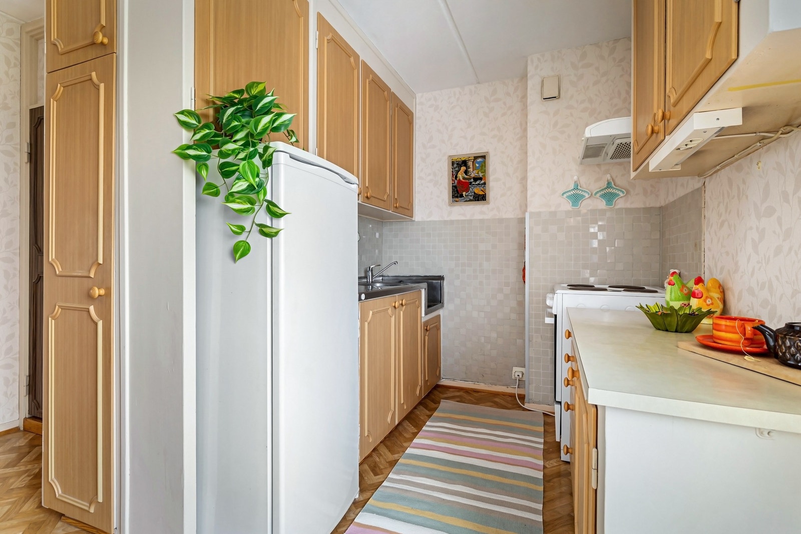 Innredningen har fått TG2 som en helhetsvurdering grunnet alder og slitasje, og en oppgradering bør vurderes Galleribilde