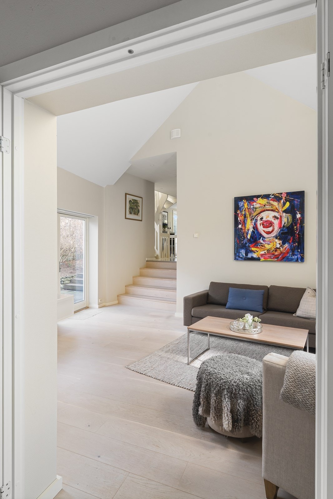 Parkettgulv plank - hvitpigmentert eik Galleribilde