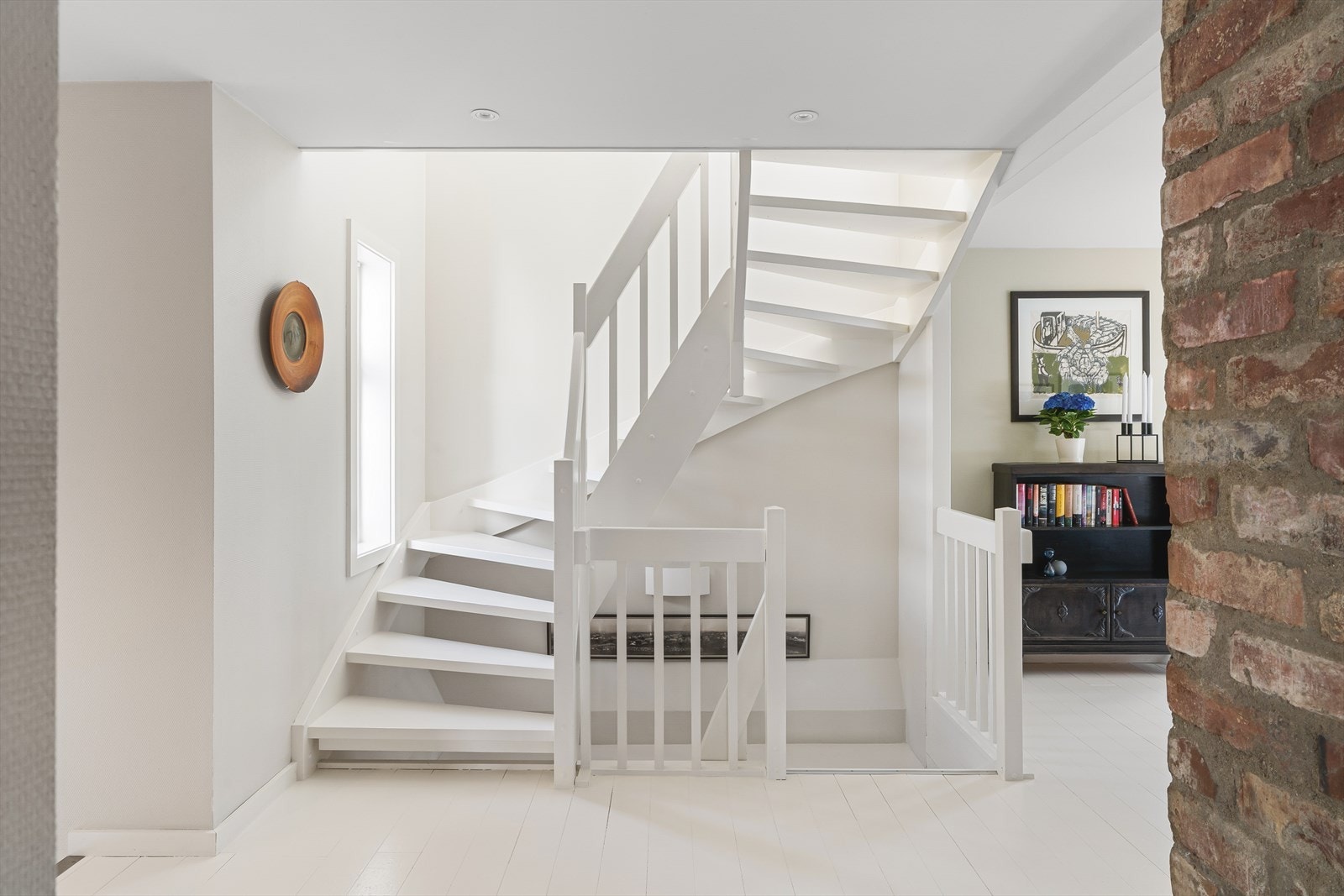 Lys og luftig trapp Galleribilde