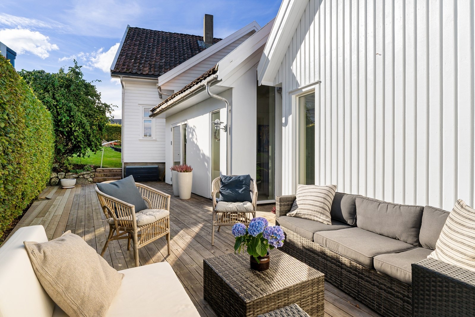 Romslig terrasse på 34 kvm Galleribilde