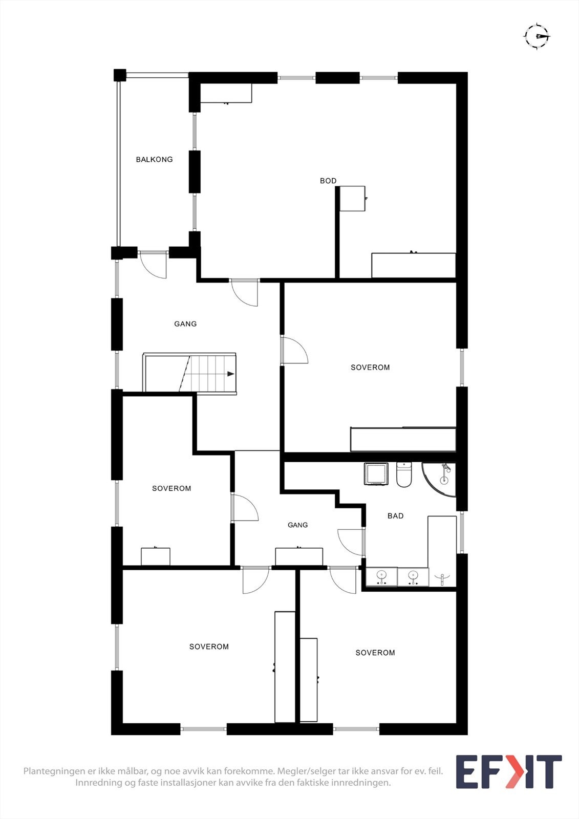 Våningshus 2. etg. Galleribilde