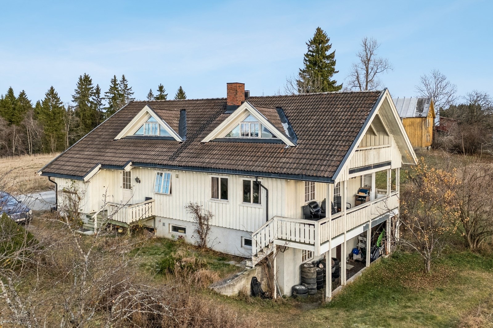 Fasade kårbolig fra vest Galleribilde