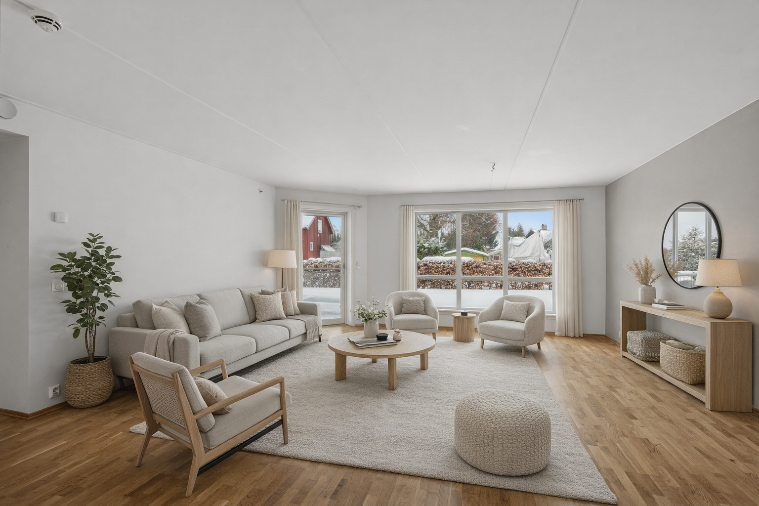 Illustrasjon - møblering stue Galleribilde