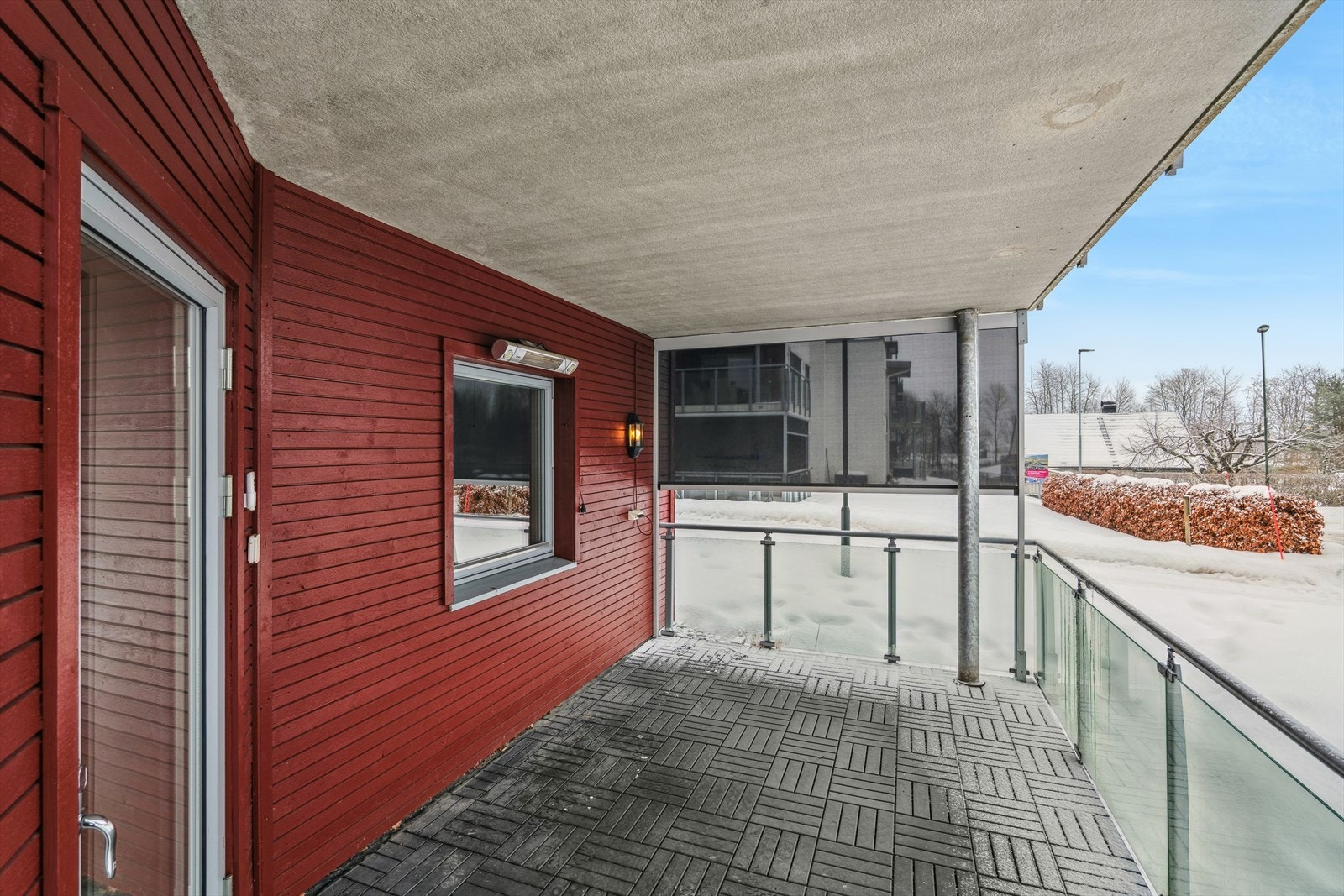 God plass til ønsket utvendig møblement. Galleribilde