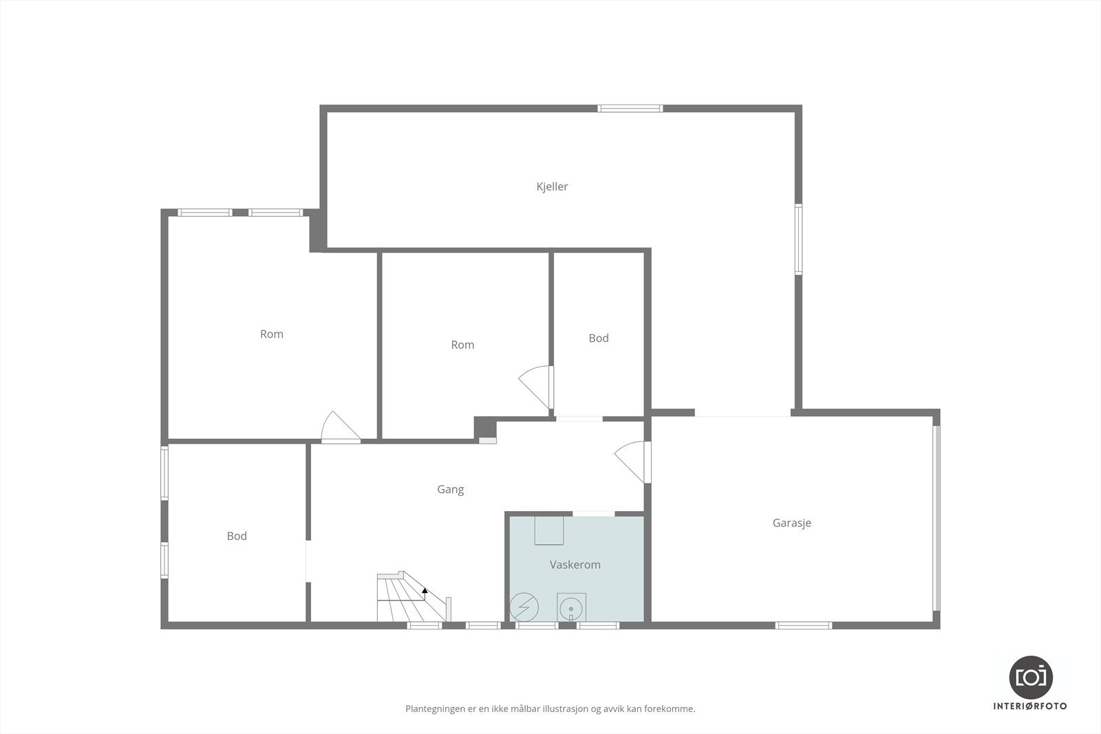 Plantegning Galleribilde