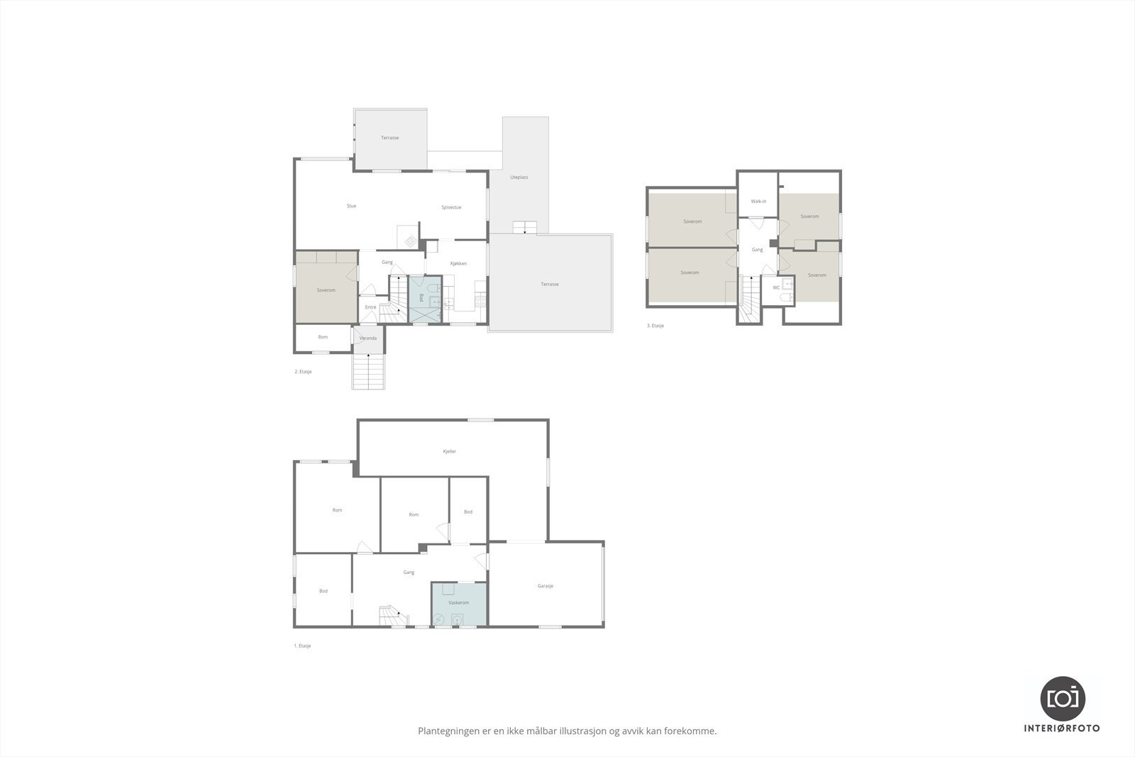 Plantegning Galleribilde