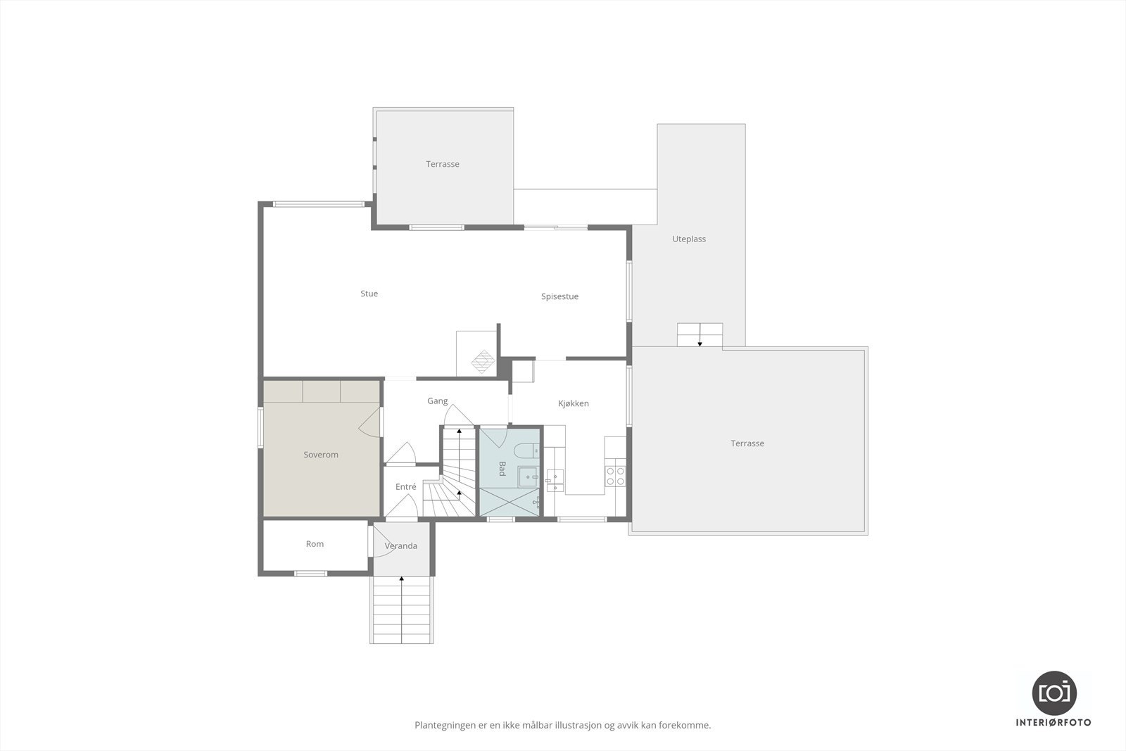 Plantegning Galleribilde