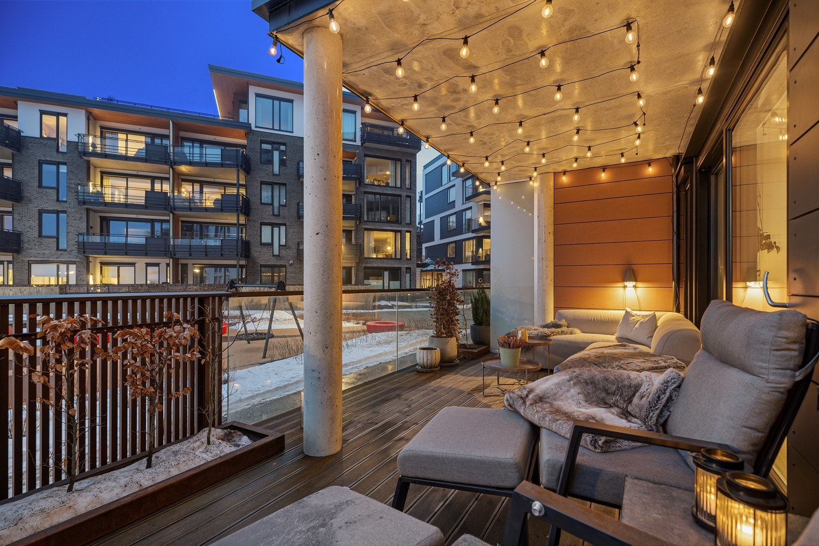 Her har man det ordentlig lunt og godt - perfekt for avslappende sommerdager! Galleribilde