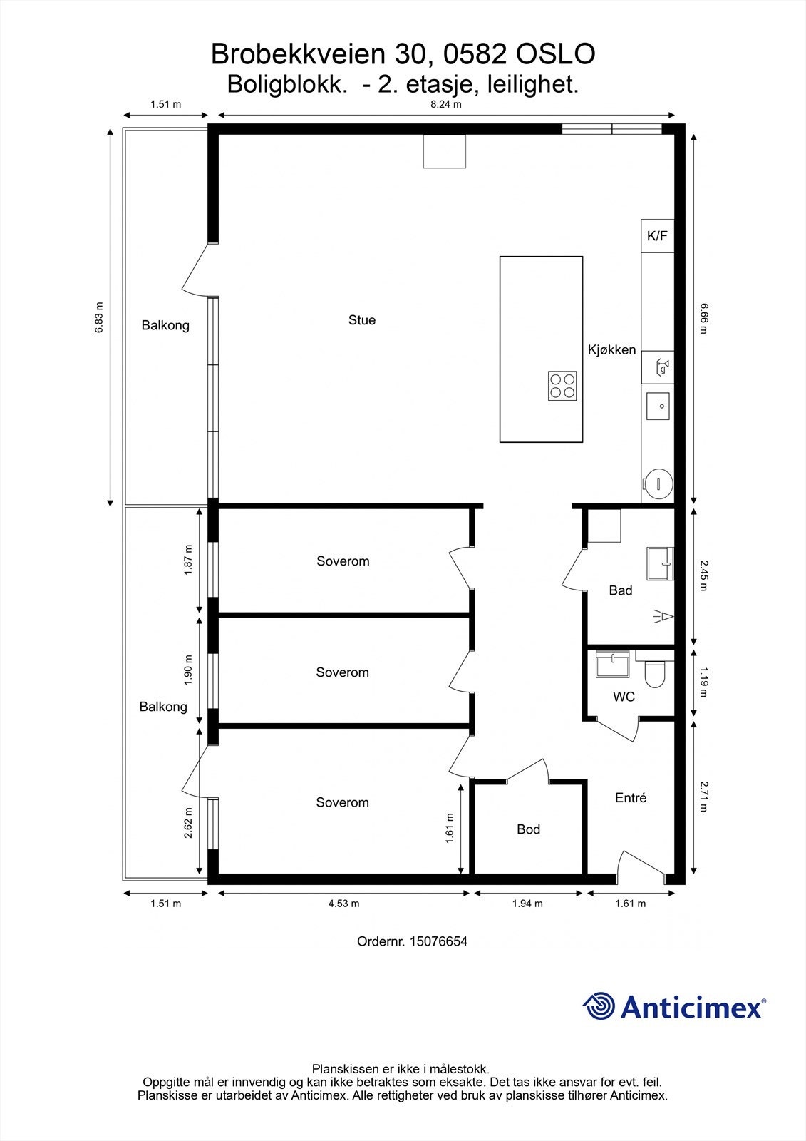 Plantegning Galleribilde