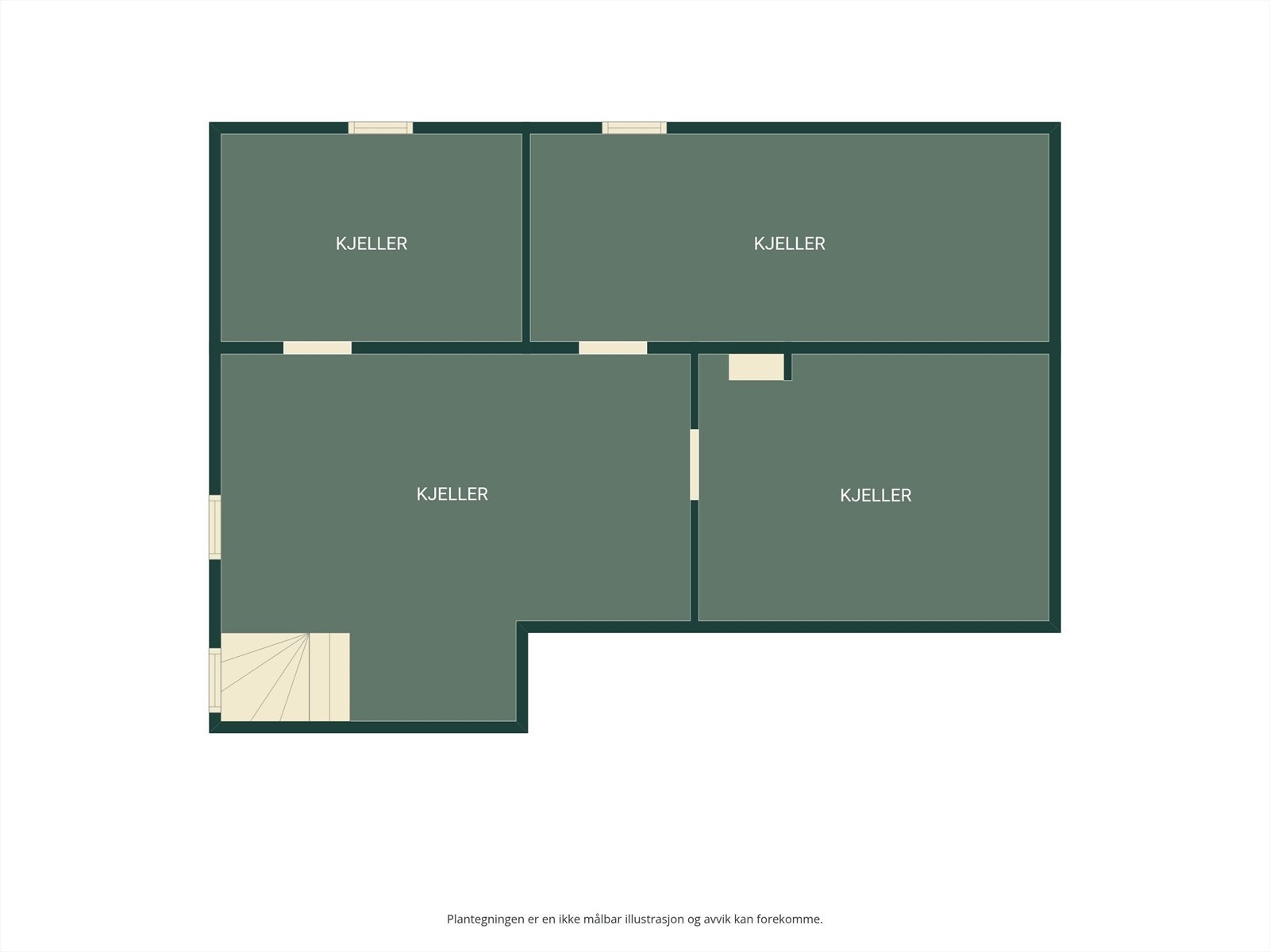 Plantegning - Kjeller. Galleribilde