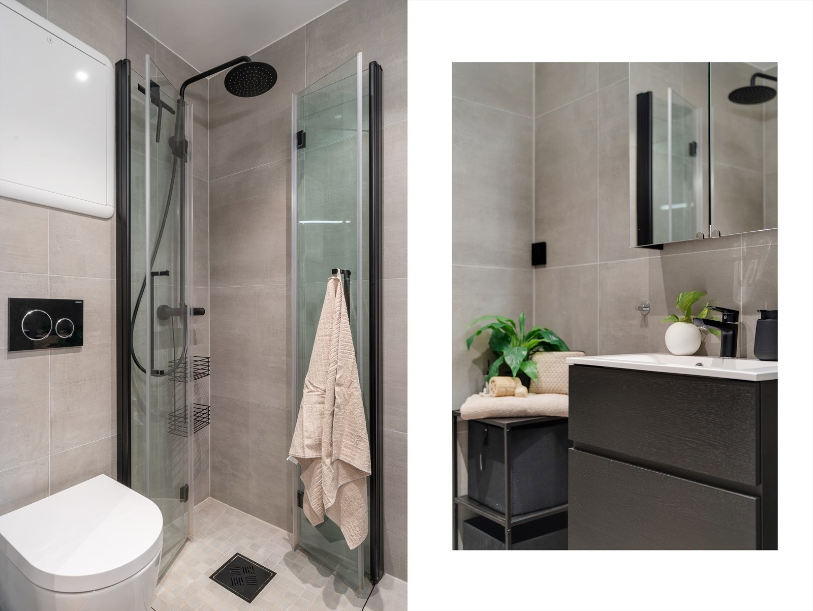 - Merk deg også at det er lagringsplass i speilskap samt servantskap - Galleribilde