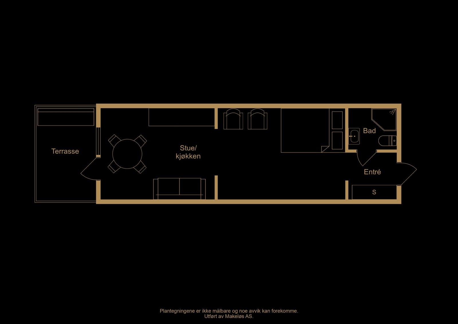 Plantegning - illustrasjon, avvik kan forekomme Galleribilde
