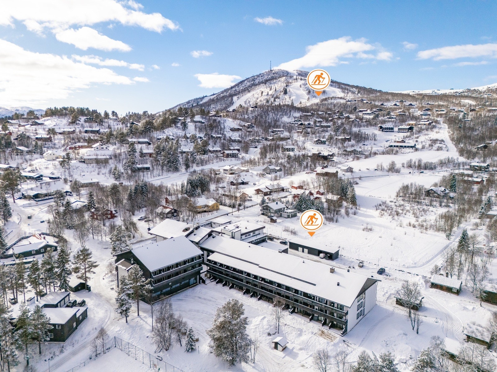 Sentralt beliggende på Geilo, med kort vei til både langrenn og alpin Galleribilde