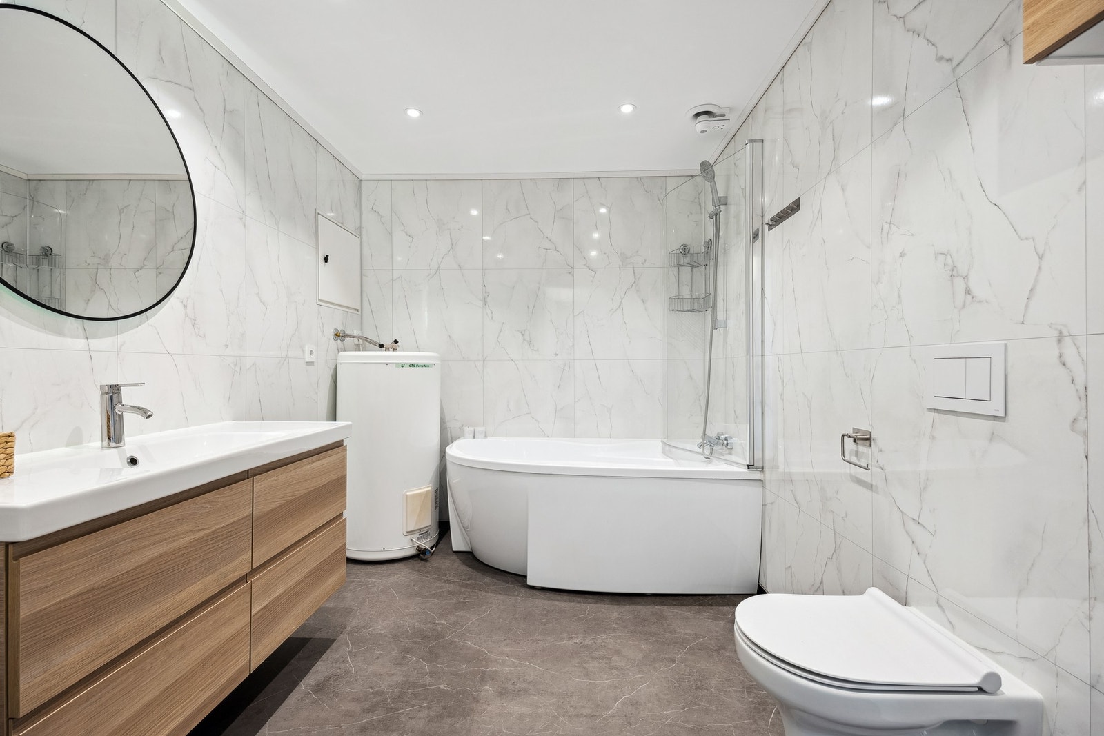 Moderne bad som ble oppgradert i 2023 Galleribilde