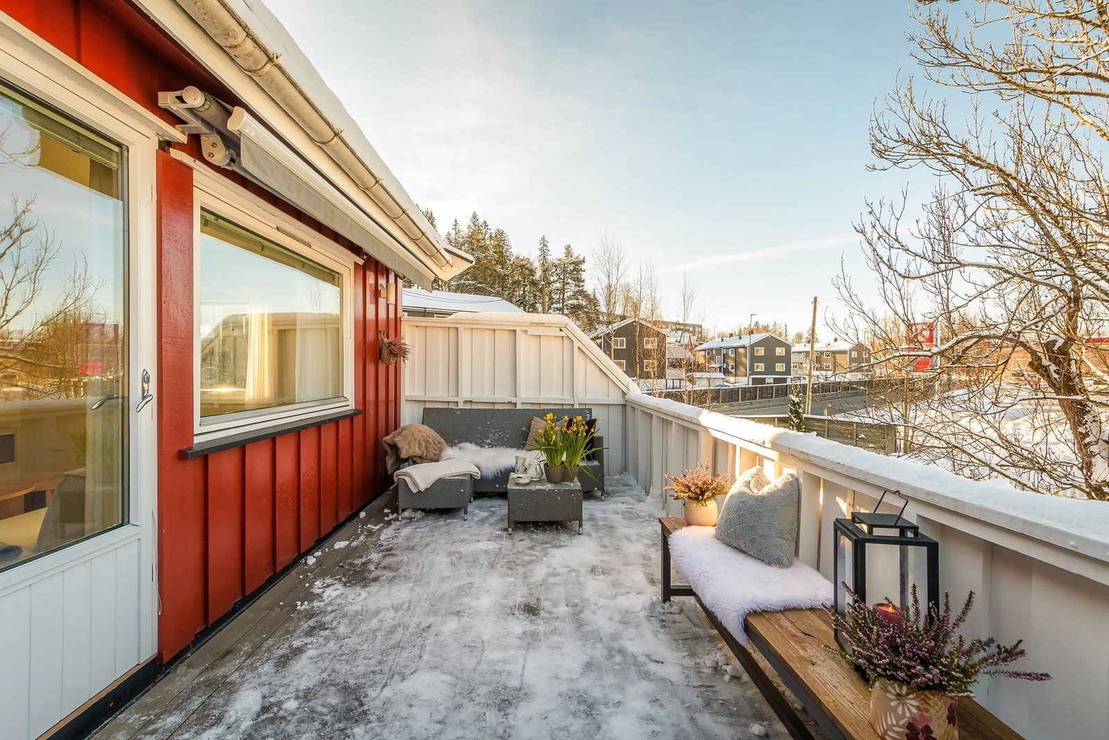 Veranda på 16,4 kvadratmeter Galleribilde