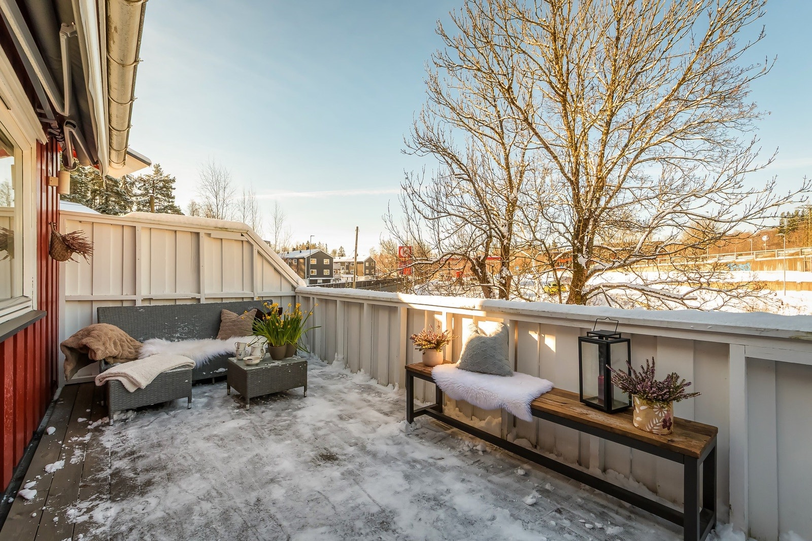 Her får du en lekker selveierleilighet i flermannsbolig på Haslum Galleribilde