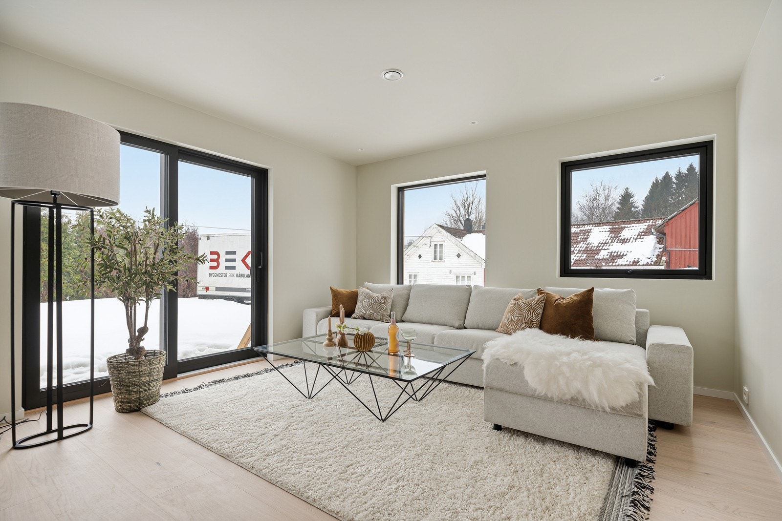 Her er det utgang til et flott uteområde Galleribilde