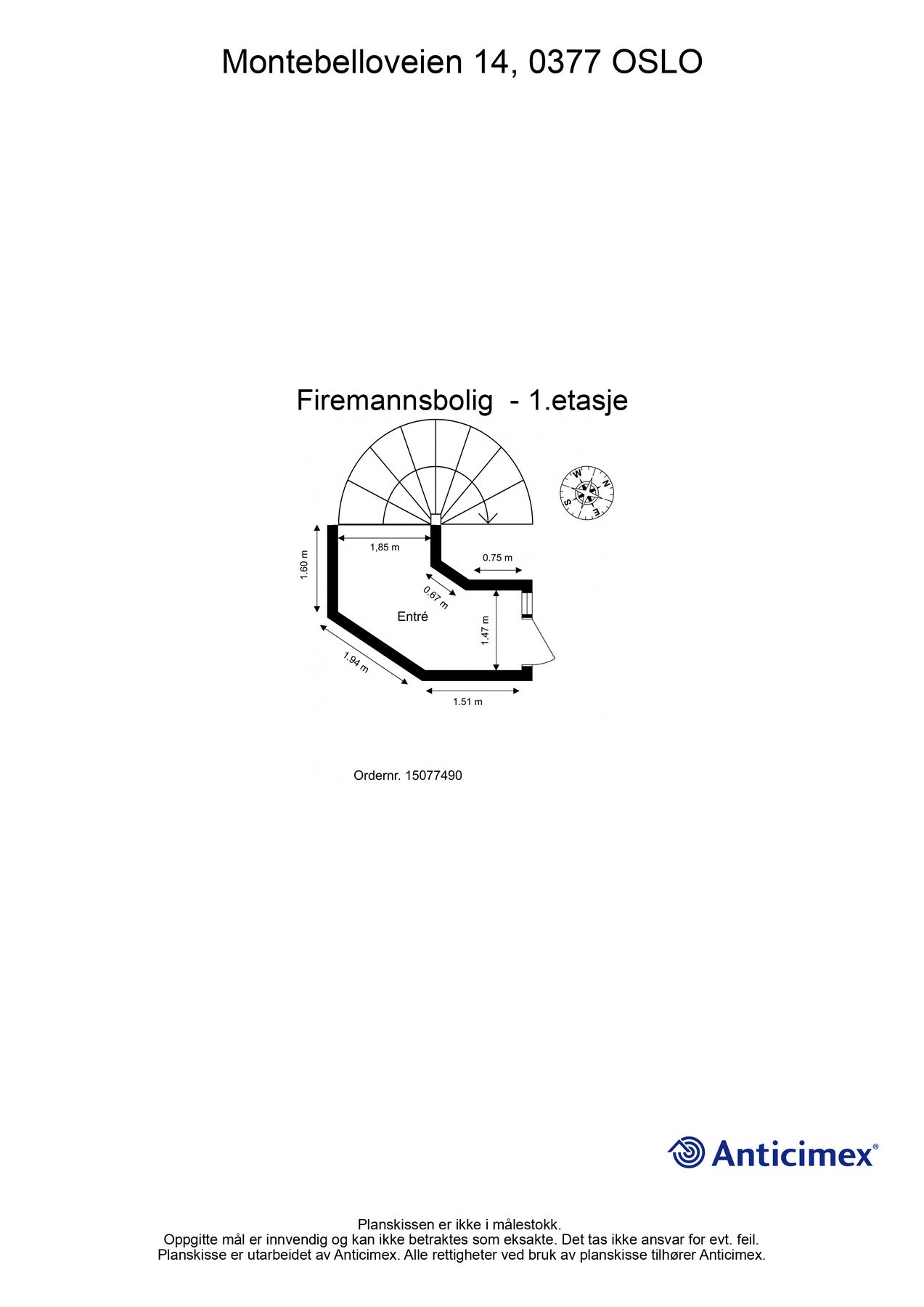 Plantegning 1. etasje. Galleribilde