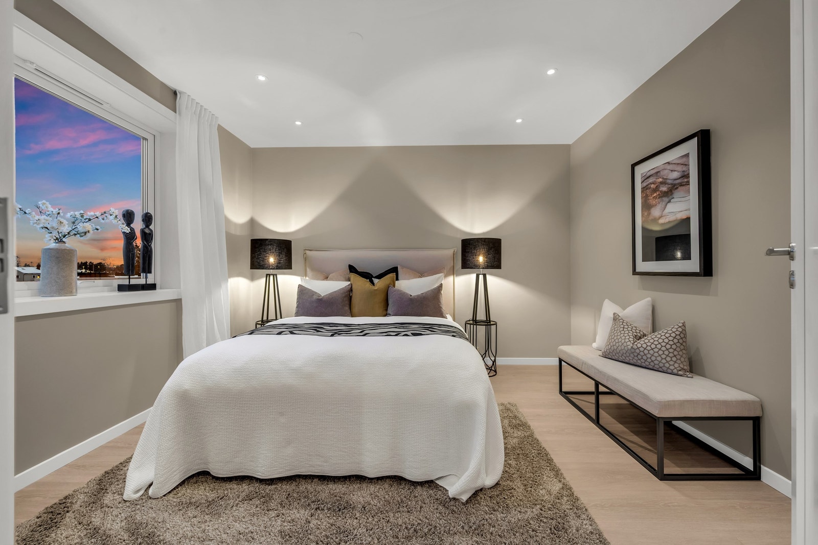 Ingen innsyn til hovedsoverommet. Galleribilde