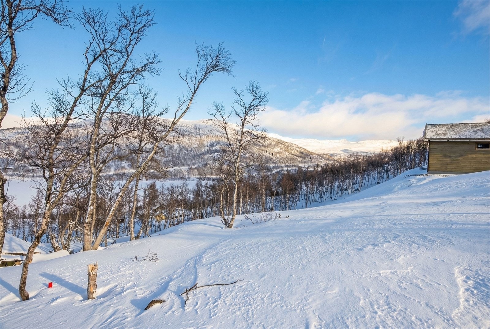 Utsikten mot fjellene i nordøst. Galleribilde