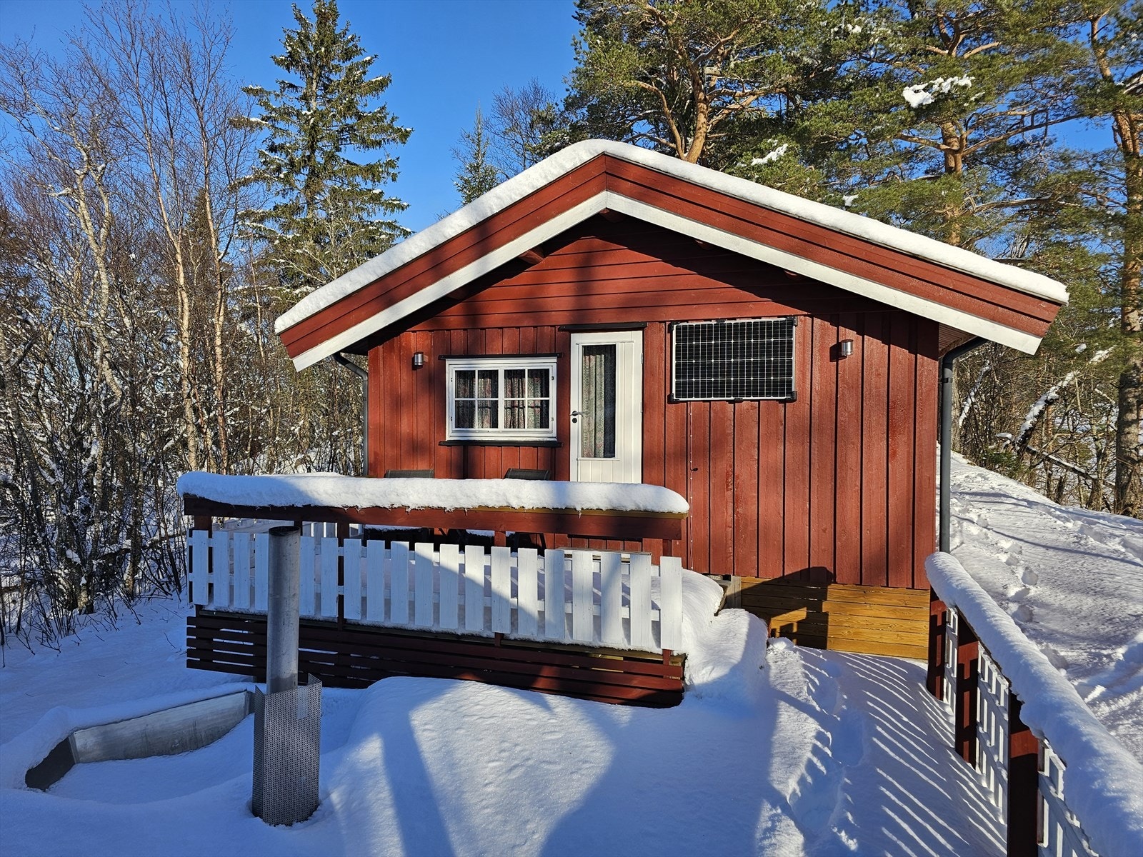 Perfekt for både sommer og vinterkos på hytten. Galleribilde