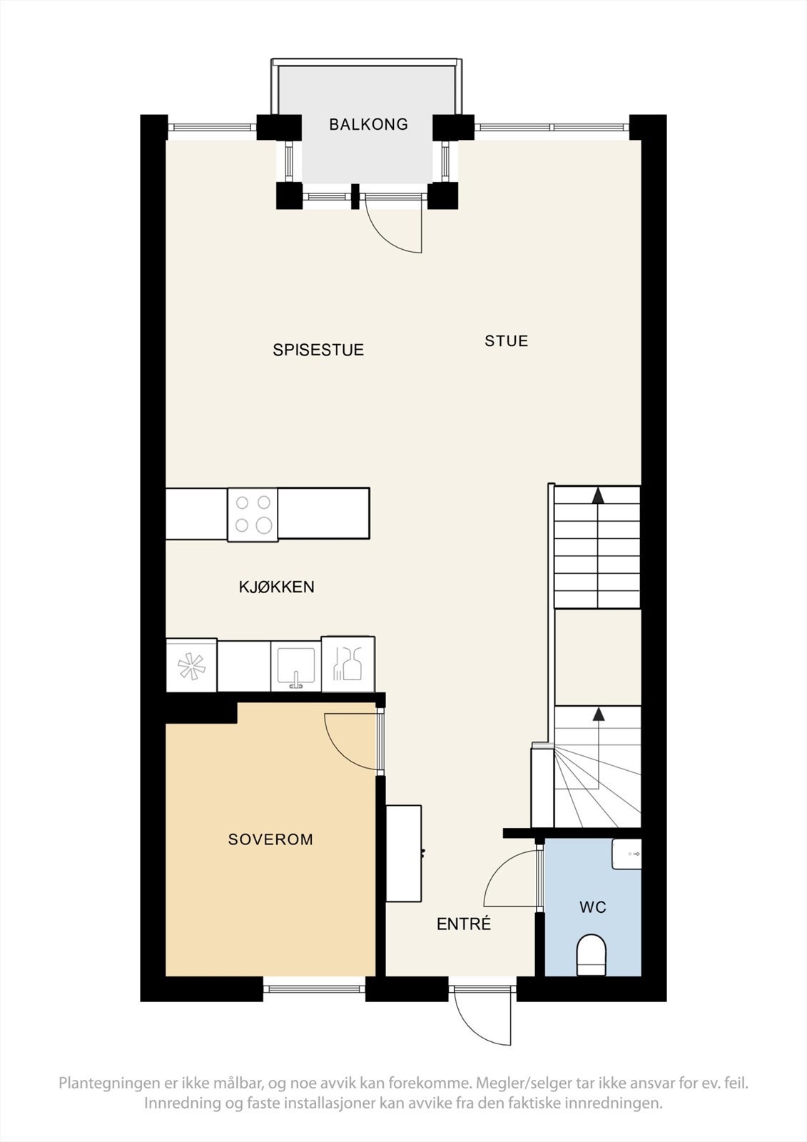 Plantegning 1. etasje Galleribilde