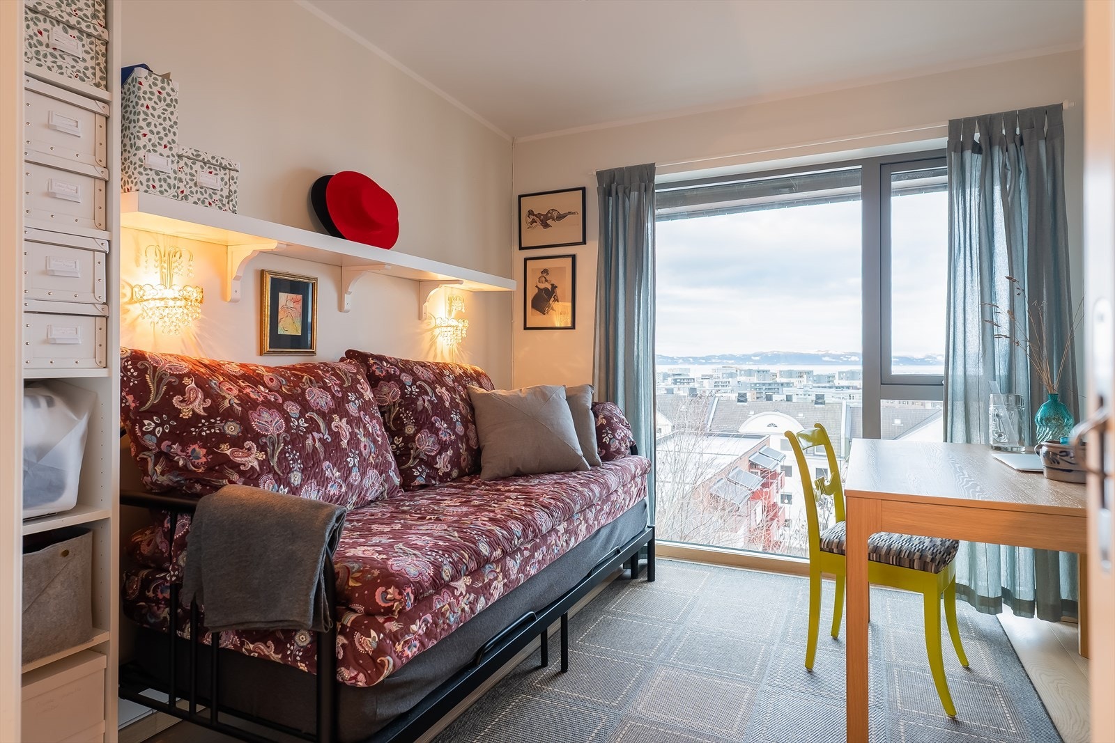 Soverommet brukes i dag som et ekstra gjesterom/ kontor. Galleribilde