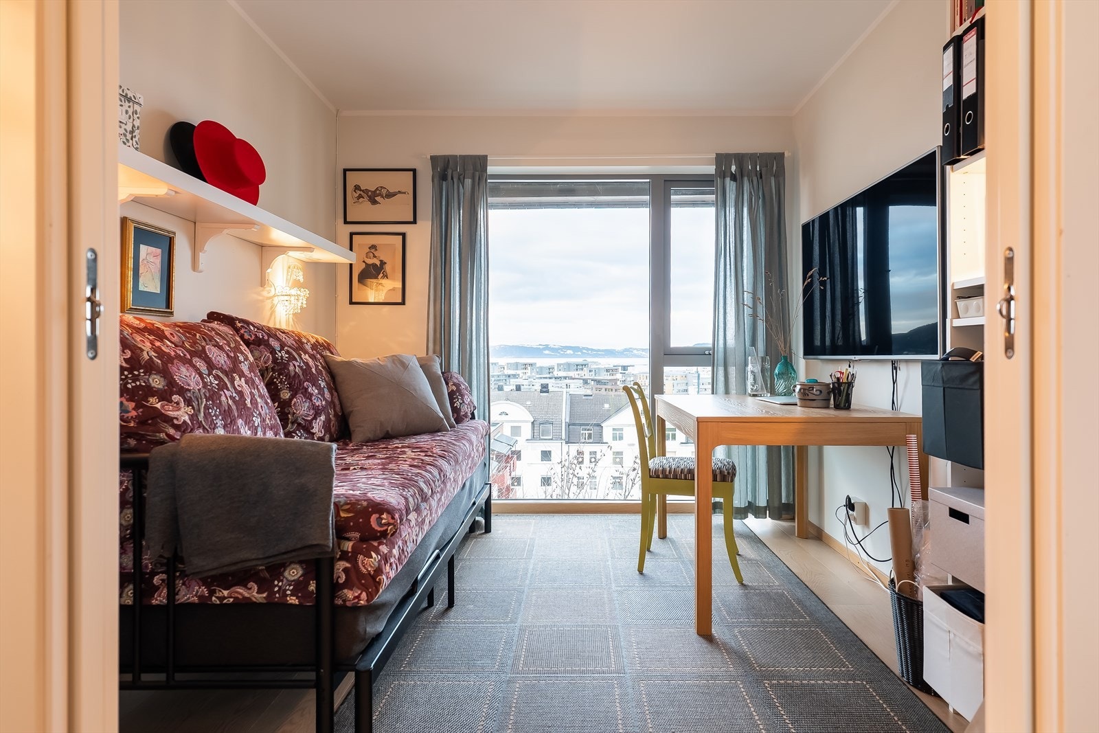 Det andre soverommet er målt til 7,5m². Galleribilde