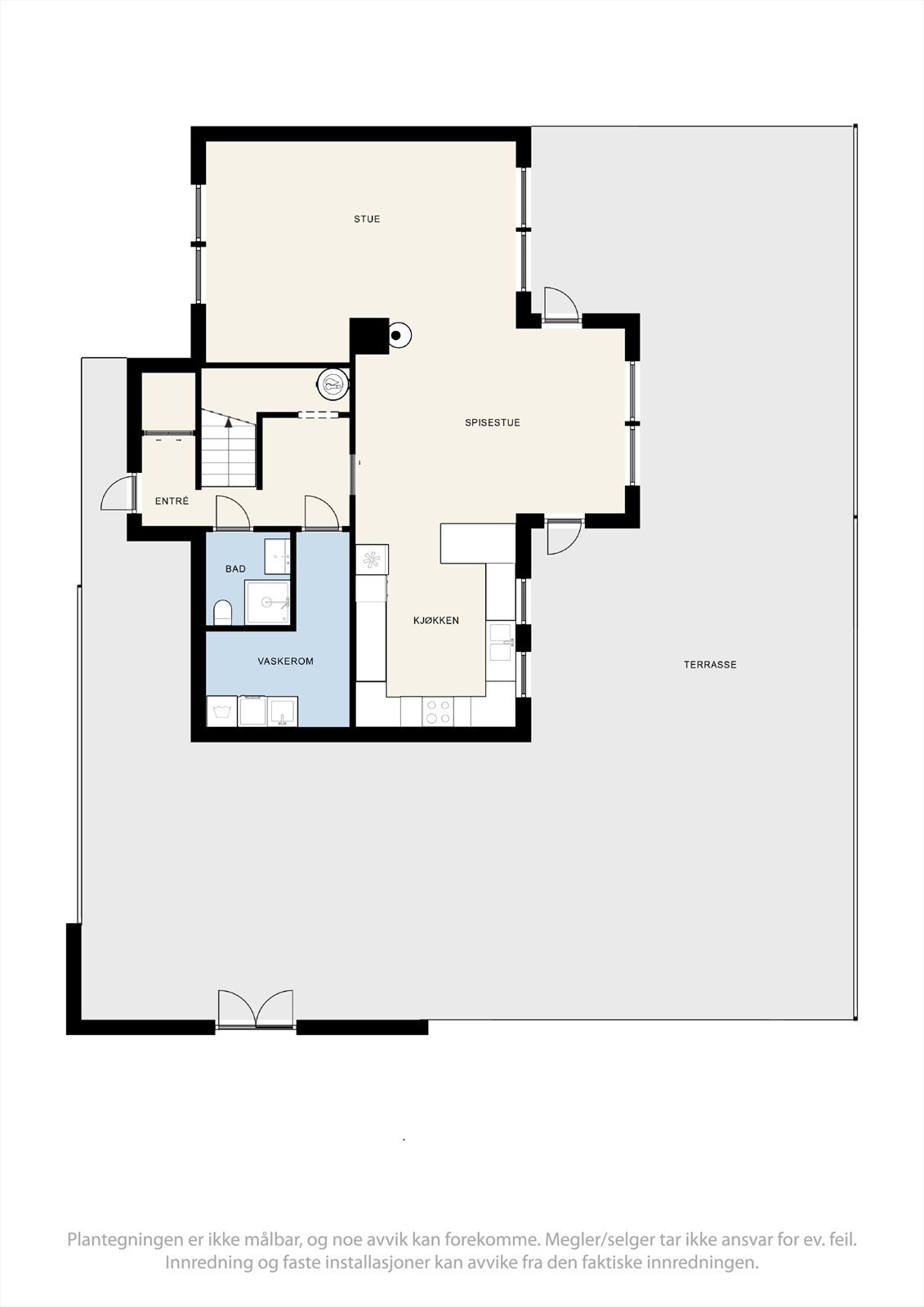 Plantegning 1.etasje. Galleribilde