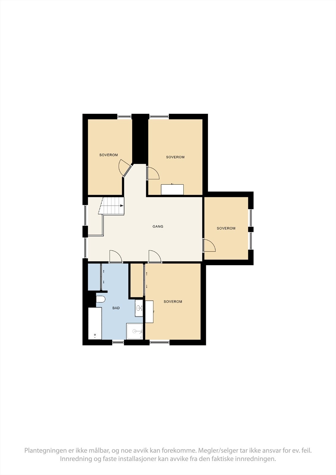 Plantegning 2.etasje. Galleribilde