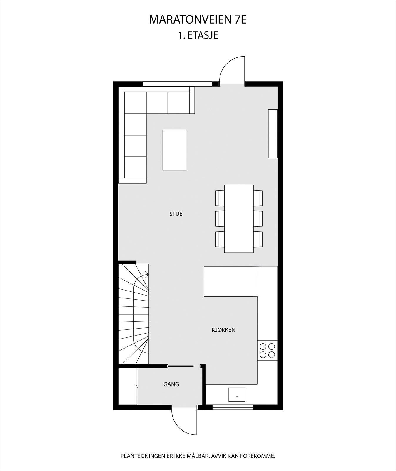 Plantegning 1ETG Galleribilde