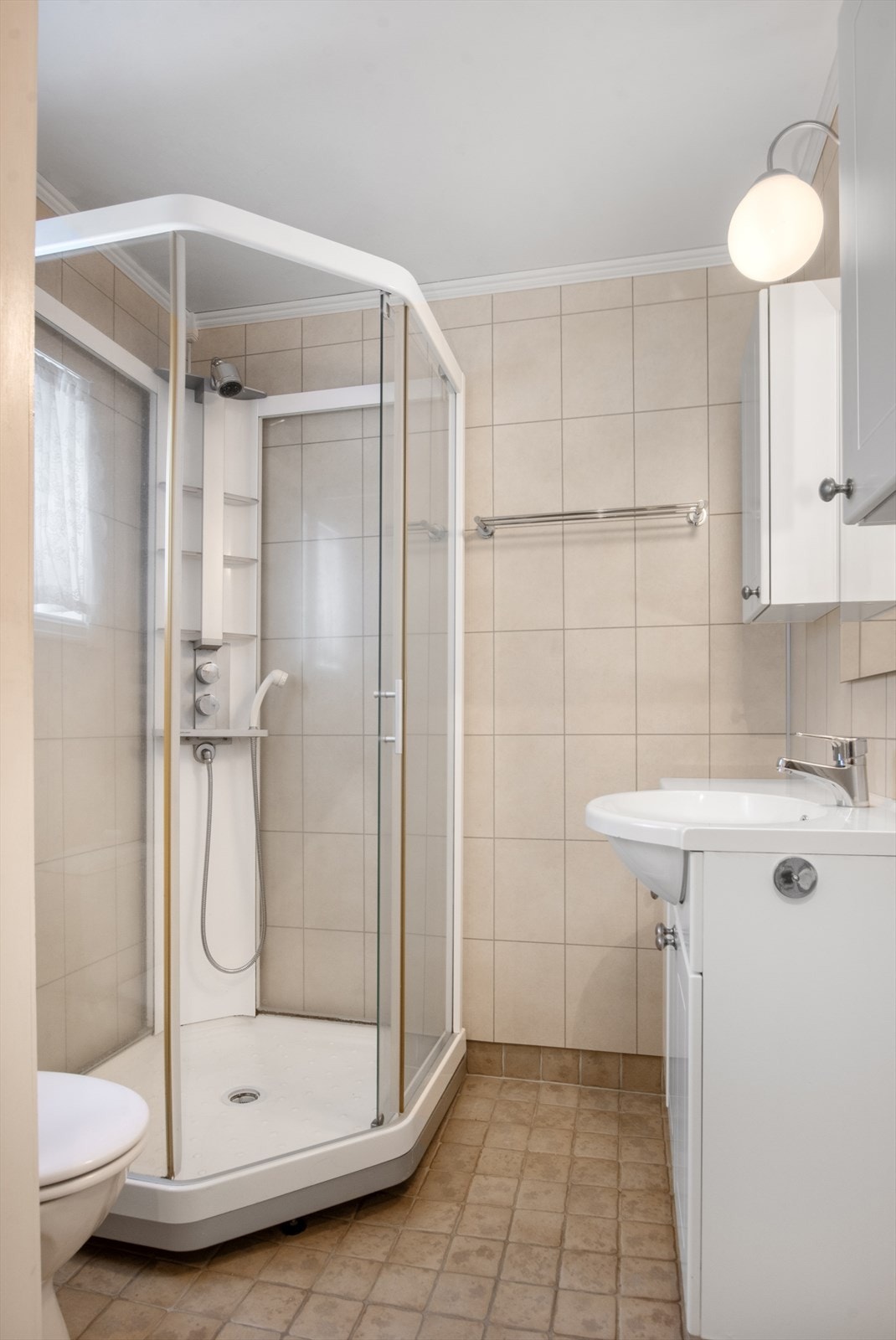 Bad med varme i gulvet. Galleribilde