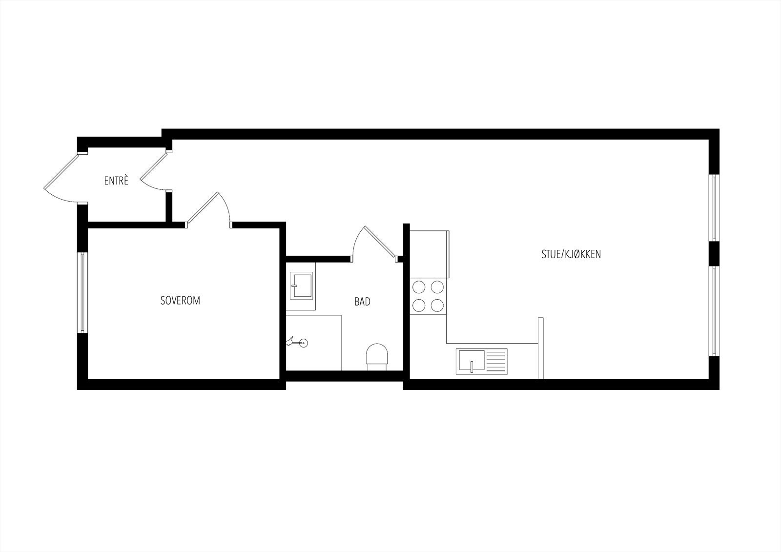 Plantegning. Galleribilde